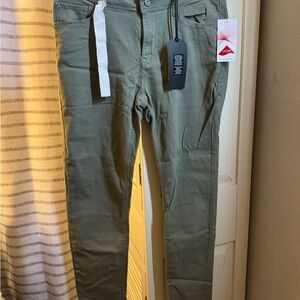 Olive Green Skinny Jeans